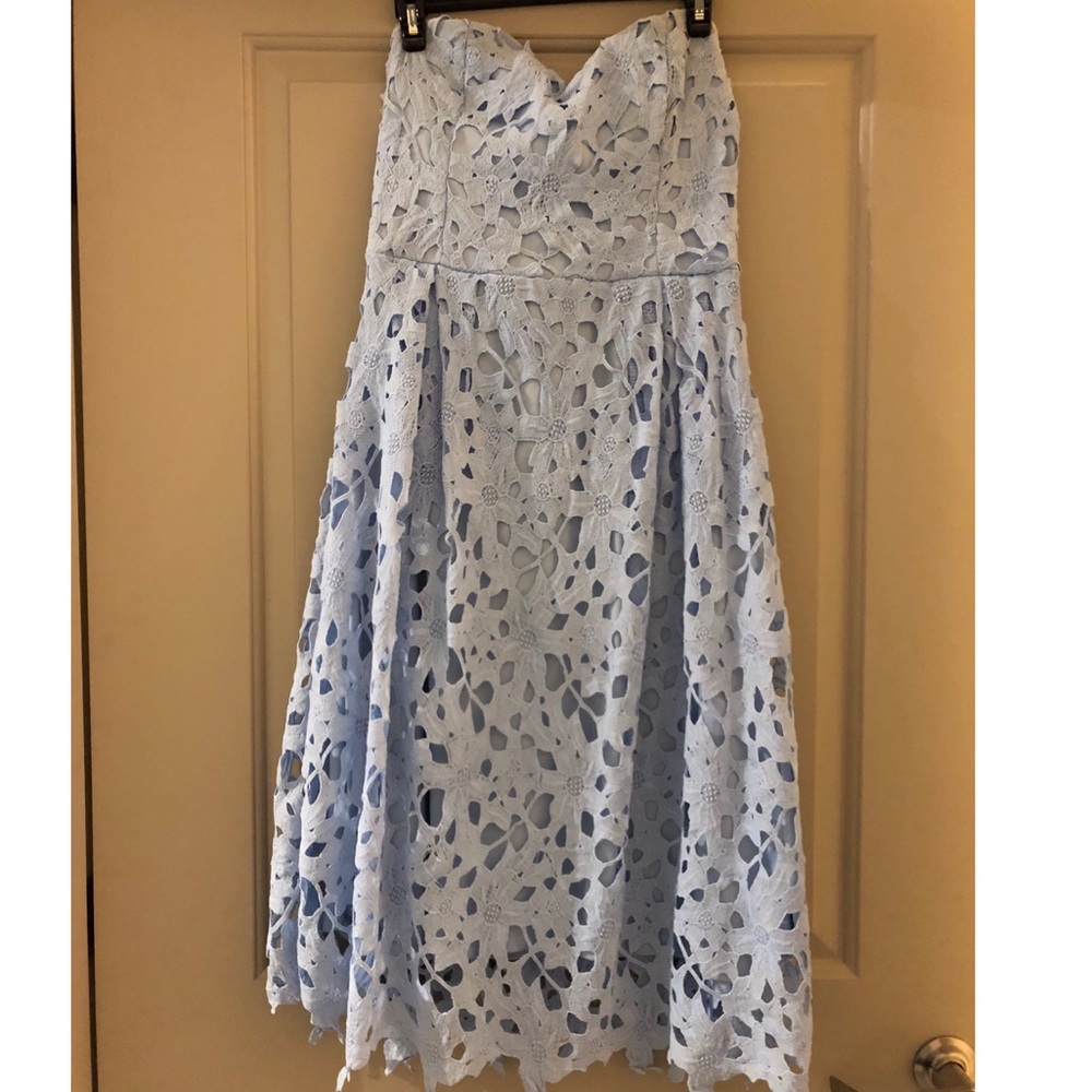 Beautiful strapless summer dress